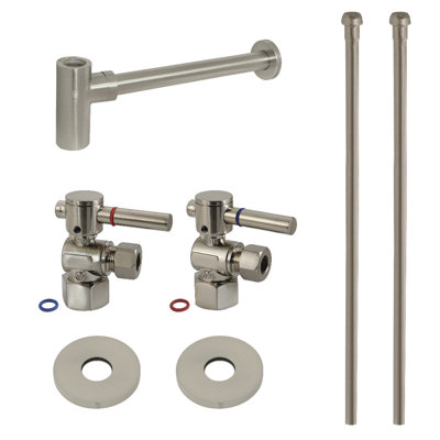 Kingston Brass Trimscape Modern Plumbing Supply Kit Combo