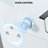 Heated Seat Toilet - Adjustable Temp, Dual Flush, Foot Infrared Sensor, Led Night , Compact Model Space