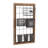 Retford Wood and Metal Magazine Rack
