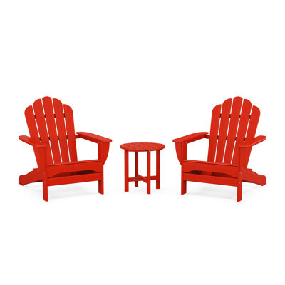3-Piece Monterey Bay Oversized Adirondack Set