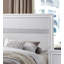 Grand lit de rangement de style traditionnel en bois blanc-678213688