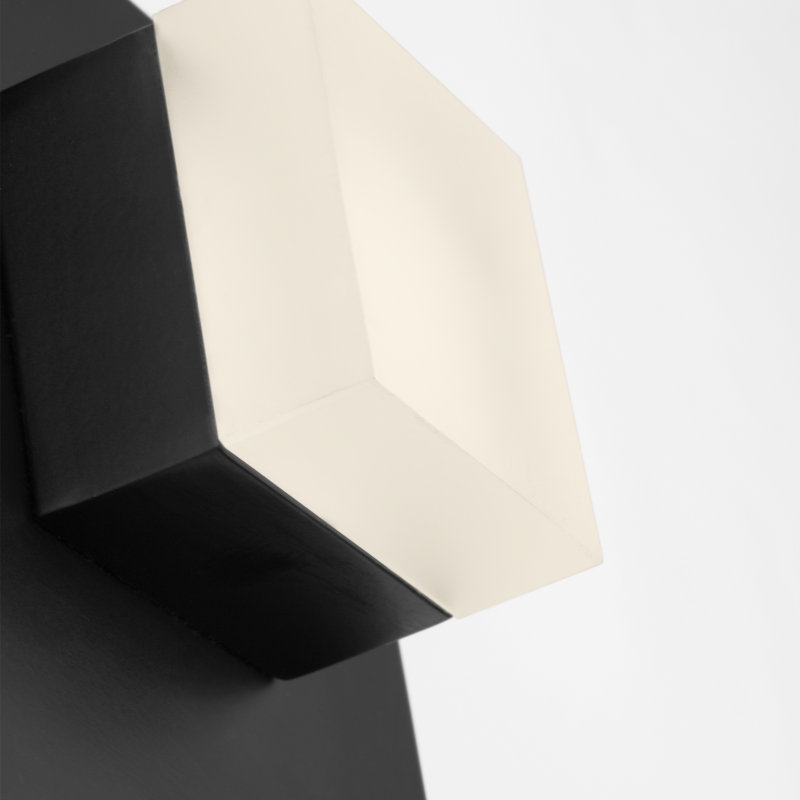 Brander Small Sconce, Midnight Black