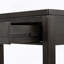 Console à deux tiroirs Exquis fabriquée en bois fin avec détails en métal, idéale pour la salle à manger ou le salon