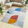 Denetta Abstract Machine Printed Area Rug