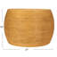 Round Bamboo Rattan Barrel Coffee Table-300165290