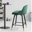 Swivel Velvet Upholstered Counter & Bar Stool-886128419-873056582