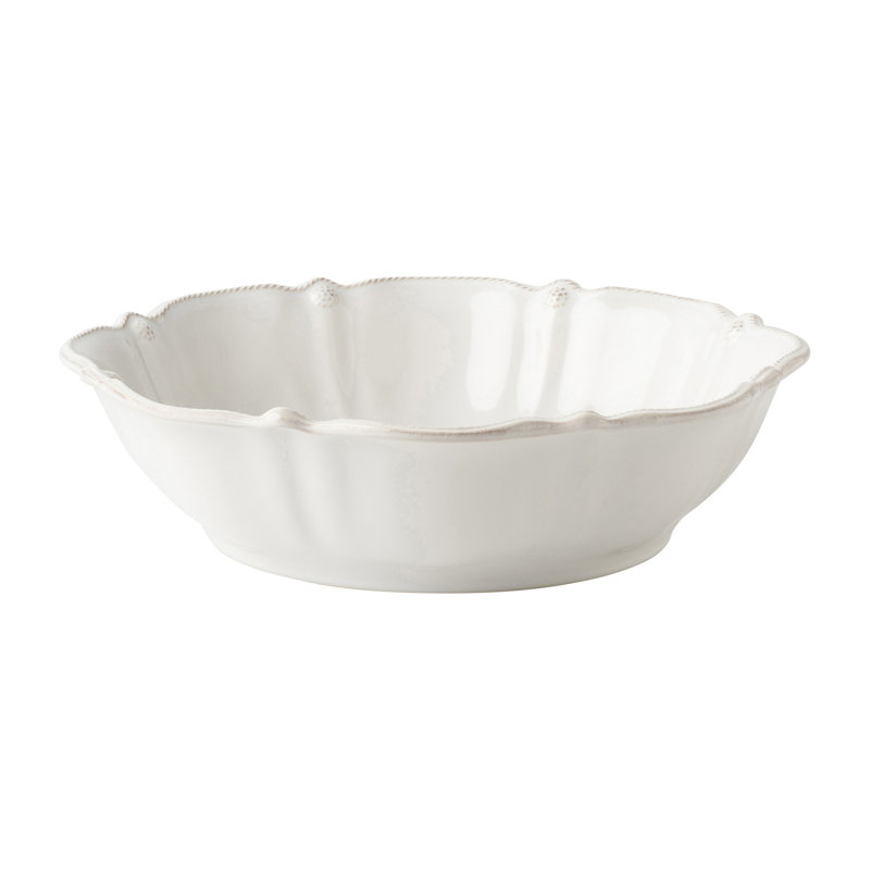 Berry & Thread Serving Bowl, Whitewash, 13"