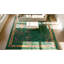 Antique Large Room Size Chinese Art Deco Hand Knotted Pile Green Rug