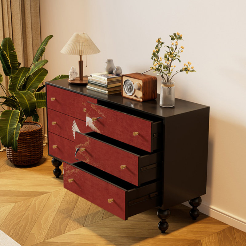 Commode d'appoint en bois massif
