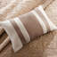 Couette beige 7 pièces pour lit double/queen, taies d'oreiller à motif médaillon, lavable et insonorisée.