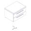 Sognando 60cm W Manufactured Wood Bedside Table