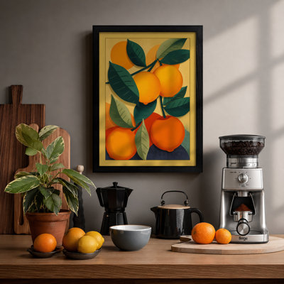 Citrus Study Botanical - Framed Print