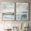 Summer Teal I - Ensemble de 2 peintures sur toiles-832284373-837097895
