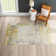 Peter Abstract Modern Marble Mustard Rug