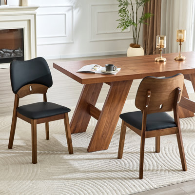 Ensemble de 2 chaises de salle à manger confortables