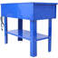 40 gallons, pièces, laveuse, 24 gallons, capacité de solvant, 5 gallons par minute, débit de pompe maximal, acier thermolaqué bleu