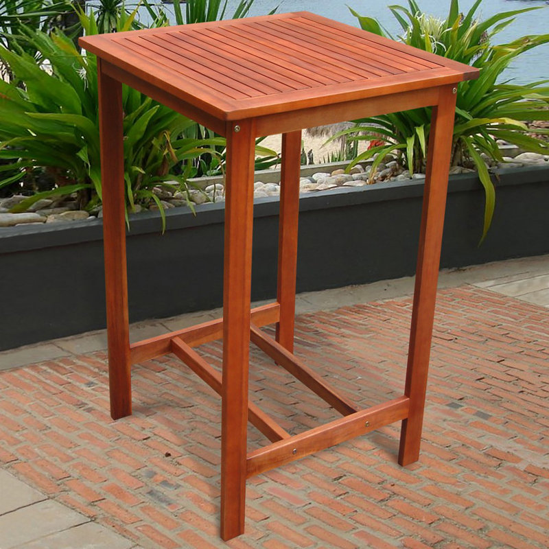 Table de bar Manchester, Noyer brun