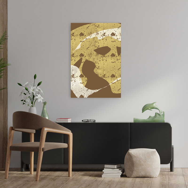 Art contemporain, art contemporain abstrait, H 36 po x l 24 po