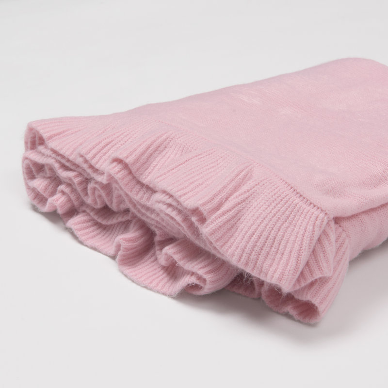  Jeté à volants, Rose