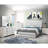 Coastal White 2 - Drawer Nightstand For Bedroom Decor, With Contemporary Dark Bronze Handles, 15.89 Inches Depth In Color, Handles Bedroom, 23.5H X 22.18W-1006759496