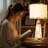 Natural Snowflake Gypsum Table Lamp
