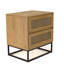 Cissell 52cm W Manufactured Wood Bedside Table
