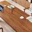 Bureau rectangulaire en bois massif brun noisette-1270174511