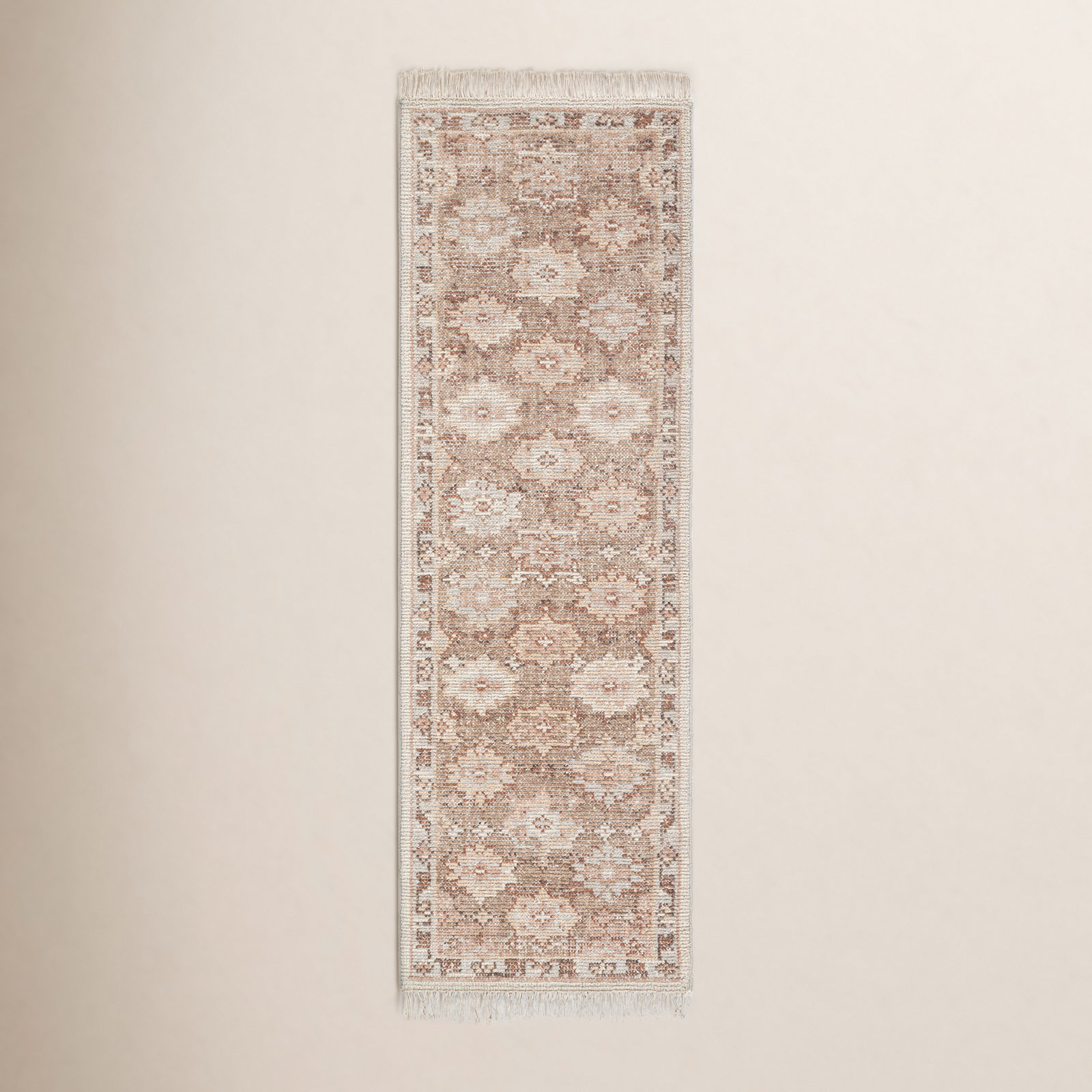 Hand-Knotted Oriental Wool Rug, Runner 2'6" x 8'