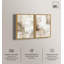 Creamy Layers Collection Canvas Print Gold Boho Wall Decor Set by Art Remedy, Black Frame, 10 x 15-494565325-494565327