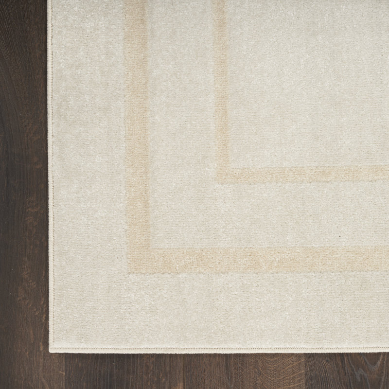Tapis intérieur / extérieur ivoire Nourison Essentials, Rectangle 4pi x 6 pi