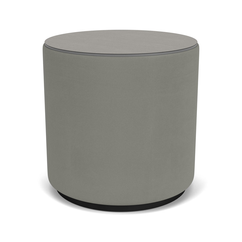 Table de réception avec plateau en stratifié Darsey, 20", Sergé sarrasin, Noir; colombe Patriot Plus