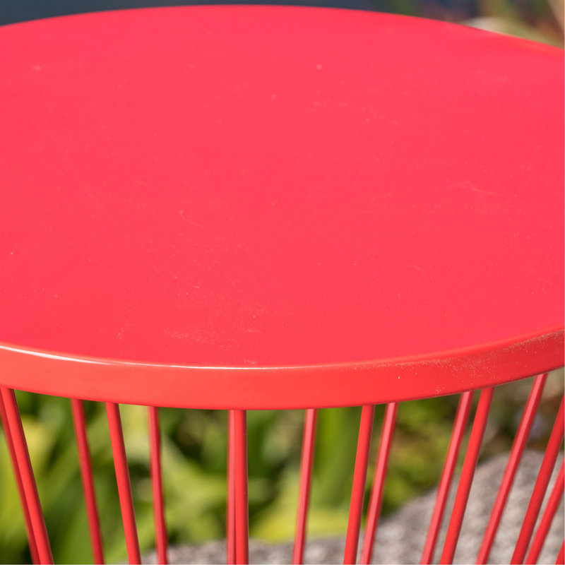 Table d'appoint 16 po, Rouge