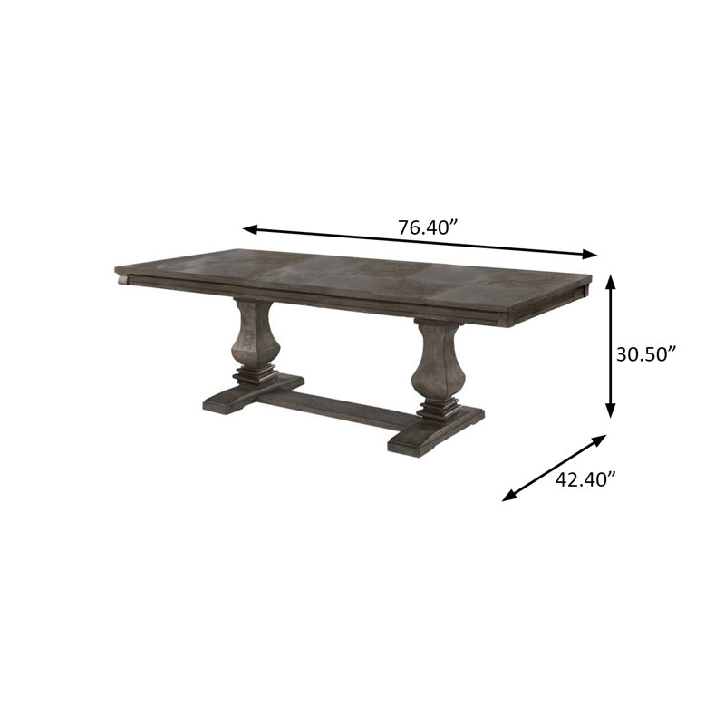 Table à manger l 76,4 po, chêne