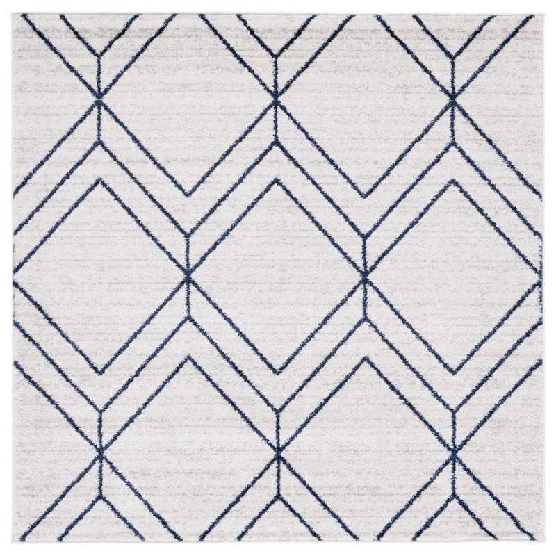Seidman Performance Geometric Rug, Square 6'