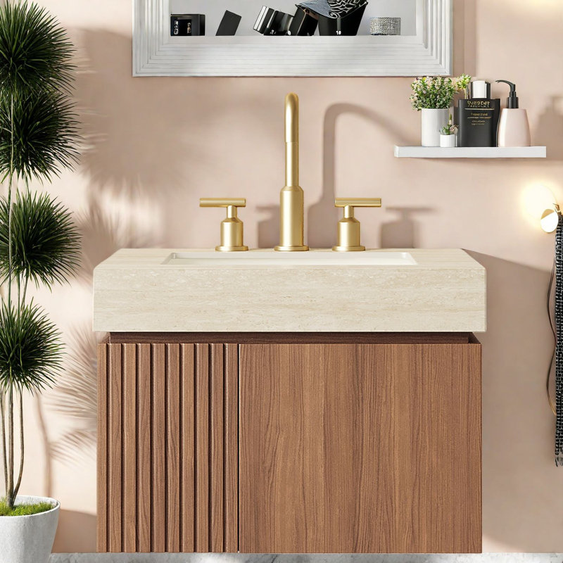 Meuble-lavabo et lavabo flottant 24 po