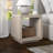 Lonni 20" Wide Square Side Table in Alder White-117546230