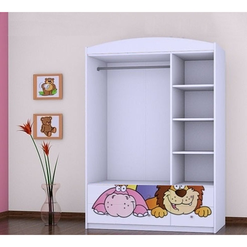 Macaulay 3 Door Wardrobe, White