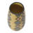 Hand Painted Stoneware Vase With Pattern