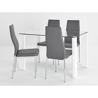 Upson 4 - Person Dining Set
