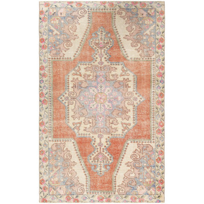 Antique One Of A Kind One-of-a-Kind 4'5" X 7' Hand Knotted Area Rug