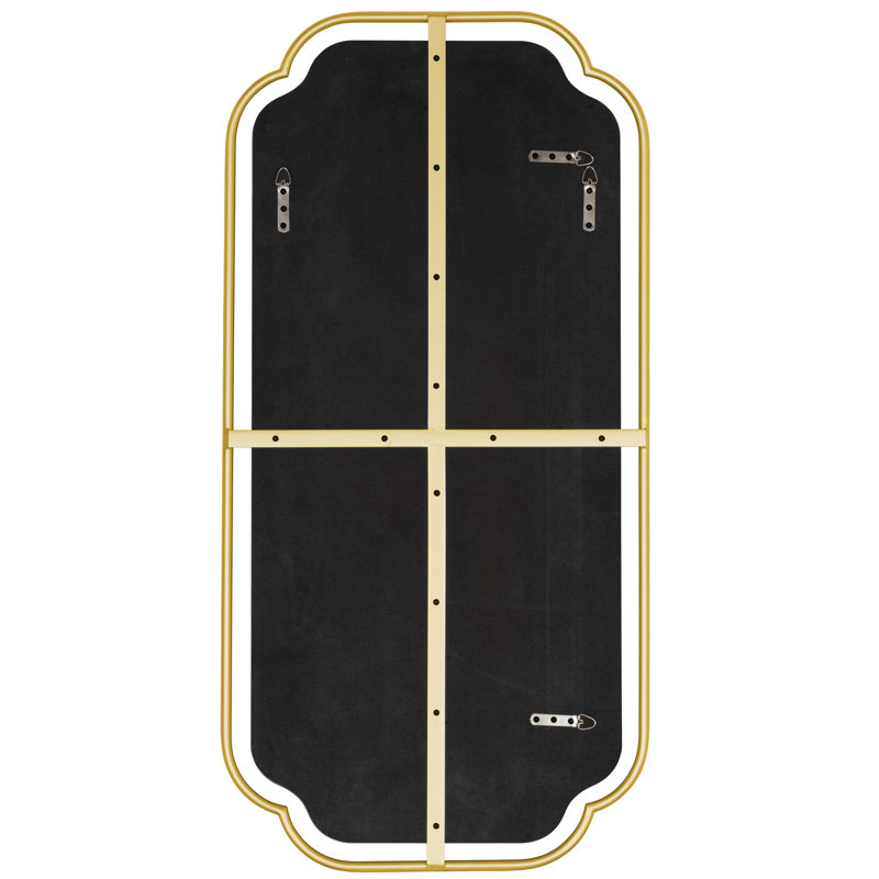 Sebastian Wall Mirorr, Gold, 48" x 24"