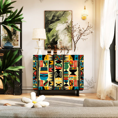 French Retro Minimalist Style Sideboard