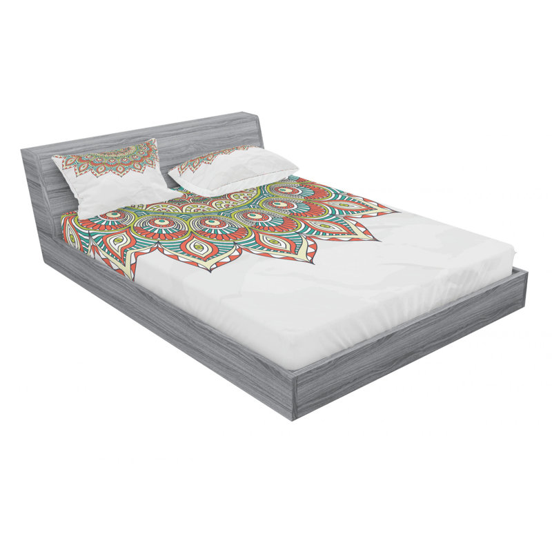 Microfiber Sheet Set, Queen Sheet Set with Fitted Sheet