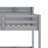 Twin Over Full Bunk Bed With Storage Shelves, LED, Charging Station And A Drawer-1465677976