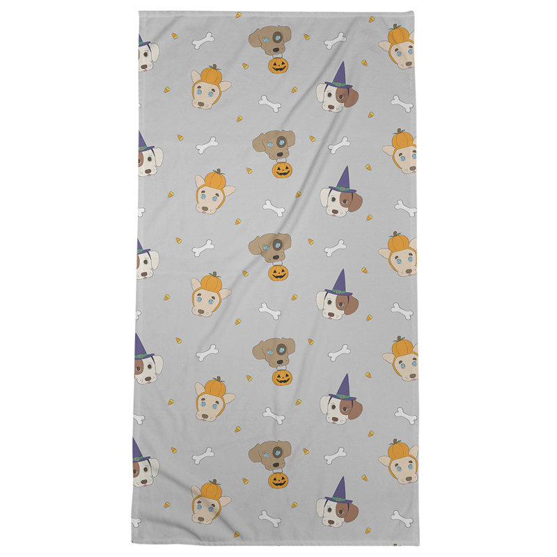 Beach Towel, Gray, Microfiber