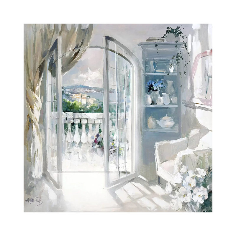 Sunny Room by Willem Haenraets - Wrapped Canvas Print, 66.04 cm H x 66.04 cm W x 1.91 cm D