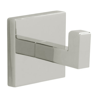 Skylight Collection Robe Hook - 2-3/16 " x 2-3/16 "  Polished Nickel - Contemporary Bathroom Hook for Towels & Robes
