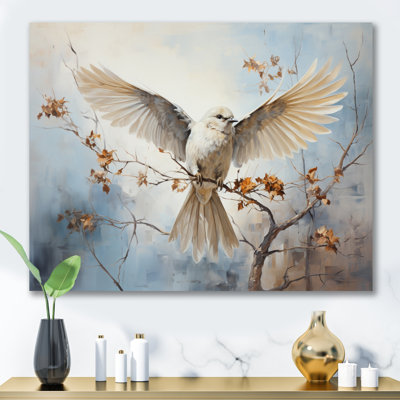 «Feathered Elegance III», reproduction d'art sur toile