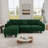 Modern Boucle Upholstered Sofa,3-Seater L-Shaped Sofa Couch With  Movable Ottoman-824678836