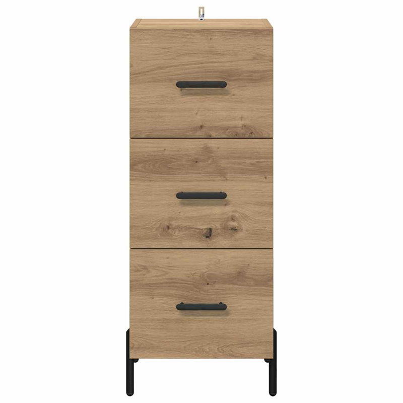34.5cm Sideboard, Artisan Oak